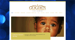 Desktop Screenshot of goldentotsnbabies.com