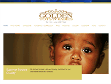 Tablet Screenshot of goldentotsnbabies.com